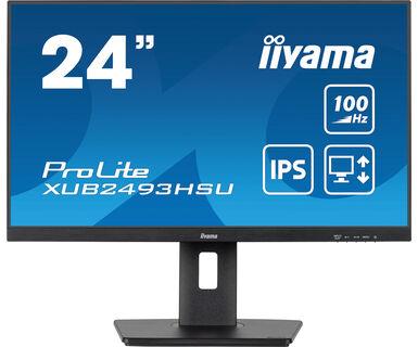 LCD Monitor IIYAMA 23 8   Business Panel IPS 1920x1080 16 9 100Hz Matte 1 ms Speakers Swivel Pivot Height adjustable Tilt XUB2493HSU-B6