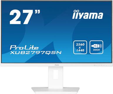 LCD Monitor IIYAMA 27   Business Panel IPS 2560x1440 16 9 100Hz Matte 1 ms Speakers Swivel Pivot Height adjustable Tilt Colour White XUB2797QSN-W1