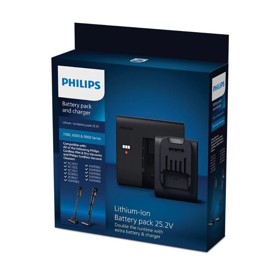 Vacuum Cleaner Accessory PHILIPS Battery and charger Model XV1797 01 Black For  XC6552  XC6553  XC6557  XC7053  XC7055  XC7057  XC8053  XC8054  XC8055  XC8057  XW9382  XW9383  XW9384  XW9385  XW9463  XW9465 XV1797 01