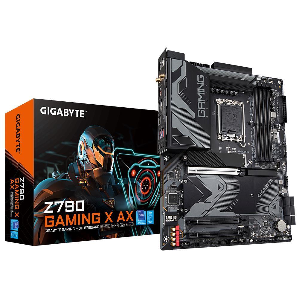 Mainboard GIGABYTE Intel Z790 LGA1700 ATX Memory DDR5 Memory slots 4 1xPCI-Express 4 0 16x 1xPCI-Express 5 0 16x 4xM 2 1xHDMI 1xDisplayPort 4xUSB 2 0 5xUSB 3 2 1xUSB-C 1xOptical S PDIF 1xRJ45 2xAudio port Z790GAMINGXAX1 2