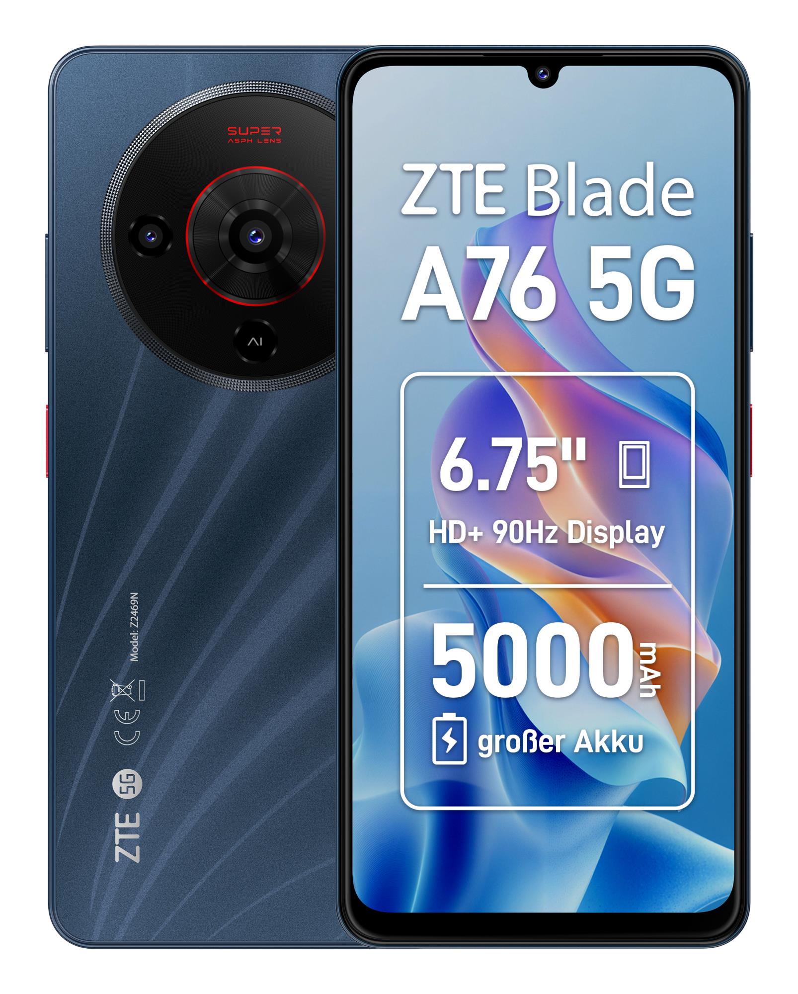 MOBILE PHONE BLADE A76 5G 4 128GB BLACK ZTE